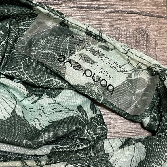 BOUND BY BOND-EYE In The Loop 1 Piece Bathing Suit Silver Fern Floral Sz S NWT. - Picture 8 of 9